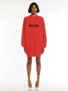 Max Mara Pure Cashmere Dress In Coral