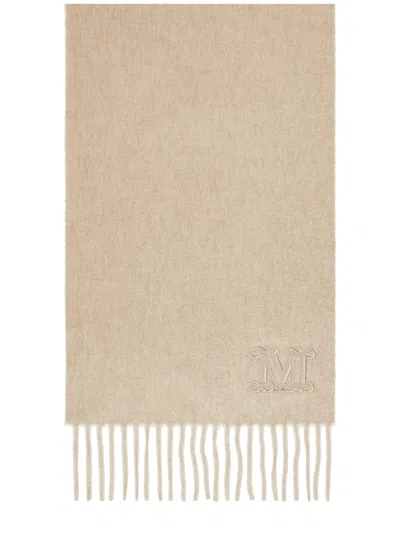 Max Mara Pure Cashmere Shawl In Neutral