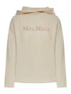 Max Mara Pure Max Mara Logo Cotton Hoodie In Nude & Neutrals