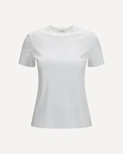 Max Mara Pure Cotton T-shirt In Multi