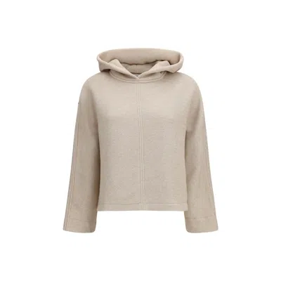 Max Mara Pure Cotton Women's Sweatshirt In Sand