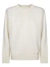 Max Mara Pure Cral Felpa Girocollo In Bianco