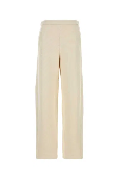 Max Mara Pure Dente Pants In Neutral