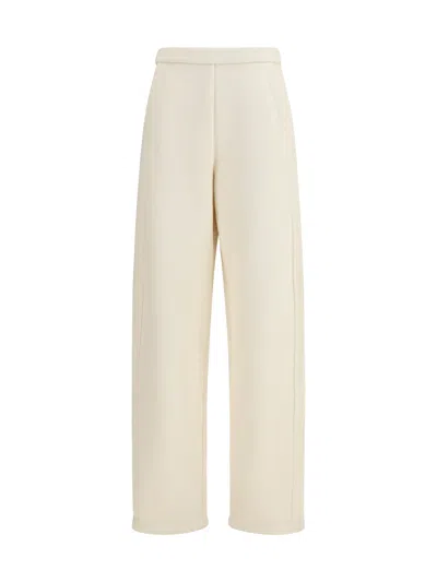Max Mara Pure Dente Trousers In Yellow