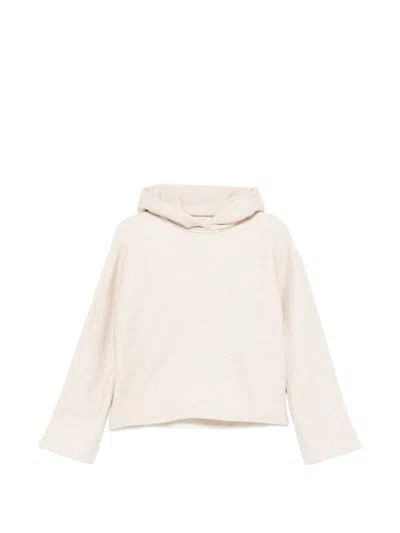 Max Mara Pure Essential Long Sleeve Hoodie Sweatshirt For Women In Multi