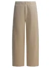 Max Mara Pure Filovia Trousers Beige In Brown