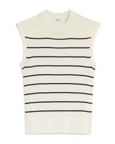 Max Mara Pure Giara Top In White