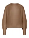 Max Mara Pure Harlem Cashmere Sweater In Brown