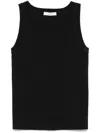 Max Mara Pure Knitted Tank Top In Blue