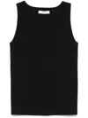 Max Mara Pure Knitted Tank Top In Blue