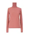 Max Mara Pure Natural Wool Yarn Pullover In Pink
