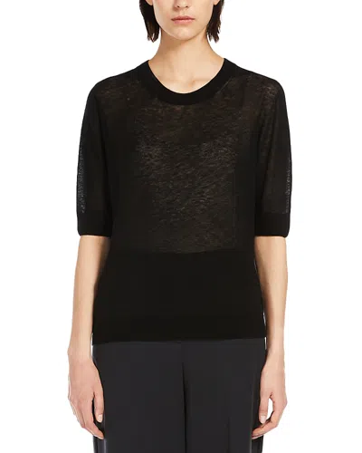 Max Mara Pure Negelia Sweater And Camisole In Black