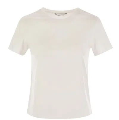 Max Mara Pure Nerina Cotton T-shirt In White