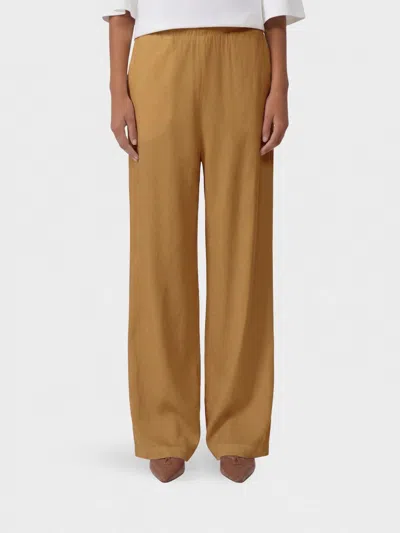 Max Mara Pure Pants  Woman Color Sand In Brown