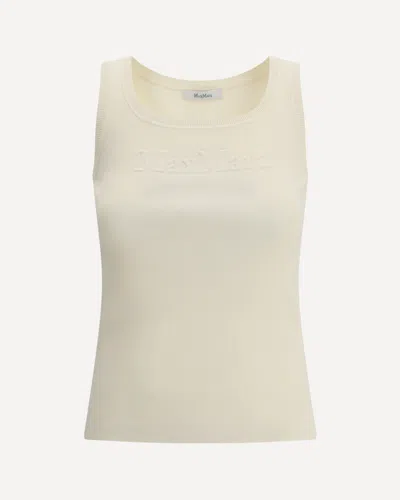Max Mara Pure Pentola Top In Neutral