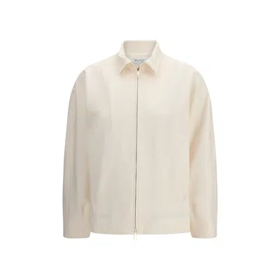 Max Mara Pure Mxppala Jacket In Scuba Jersey In White