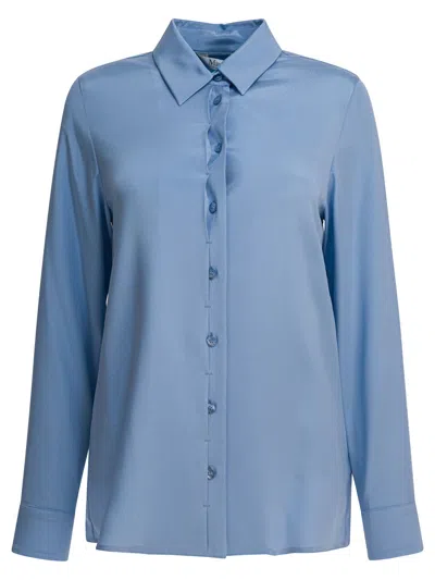 Max Mara Pure Shirts Light Blue