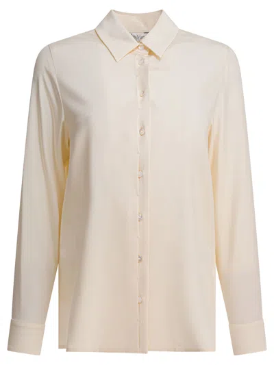 Max Mara Pure Shirts In White