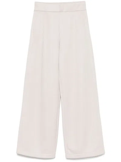 MAX MARA PURE MAX MARA COTTON BLEND WIDE-LEG TROUSERS