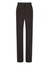 Max Mara Pleated Casual Pants In Brown