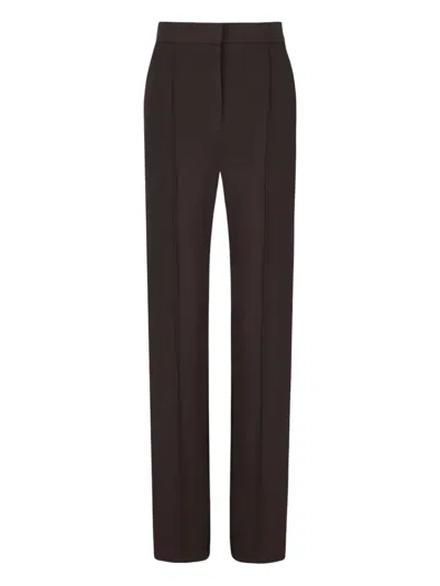 Max Mara Pure Trousers In Brown