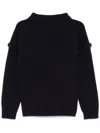 Max Mara Pure Wool Clothing Sweaters In Black