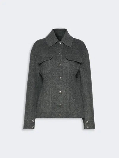 Max Mara Pure Wool Jacket In Black