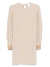 Max Mara Cady Embellished Blouse In Neutrals