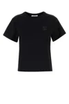 Max Mara Quagga Short-sleeve T-shirt In Black