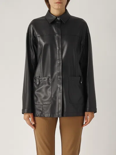 Max Mara Quantum Blazer In Nero