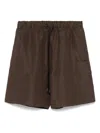 Max Mara Linen And Silk Blend Shorts