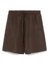 Max Mara Linen And Silk Blend Shorts