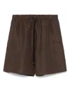 Max Mara Linen And Silk Blend Shorts