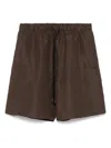 Max Mara Linen And Silk Blend Shorts