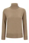 Max Mara 'quercia' Turtleneck Sweater In Neutral
