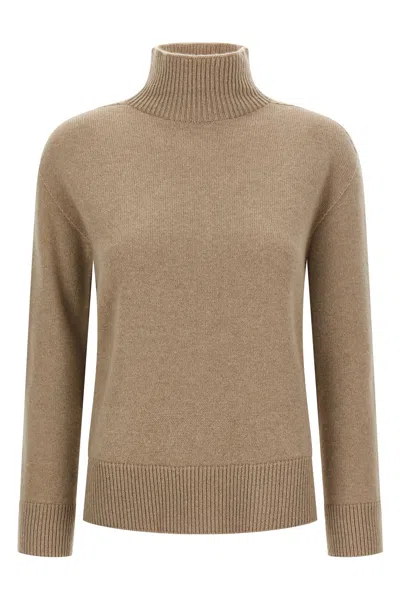Max Mara 'quercia' Turtleneck Sweater In Neutral