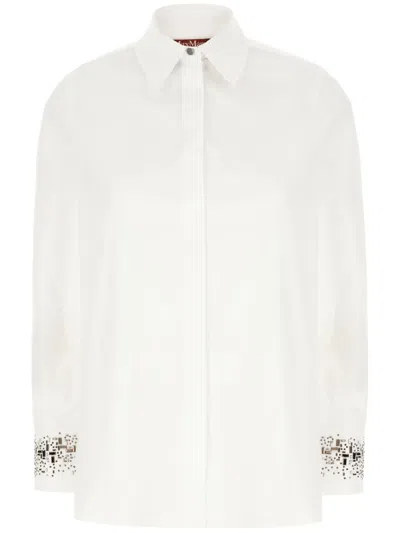 Max Mara Queva Shirt In 白色