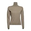 Max Mara Quick Cashmere Turtleneck In Camel In Gray