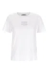 Max Mara Quieto T-shirt White In White