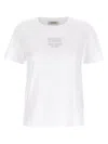 Max Mara Quieto T-shirt White In White