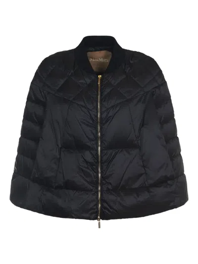 Max Mara Quilted Cape Jacket