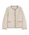 Max Mara Long-sleeve Buttoned Jacket In Neutral
