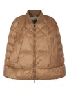 Max Mara Quilted Gilet In Brown