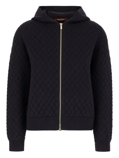 MAX MARA QUILTED HOODED COAT