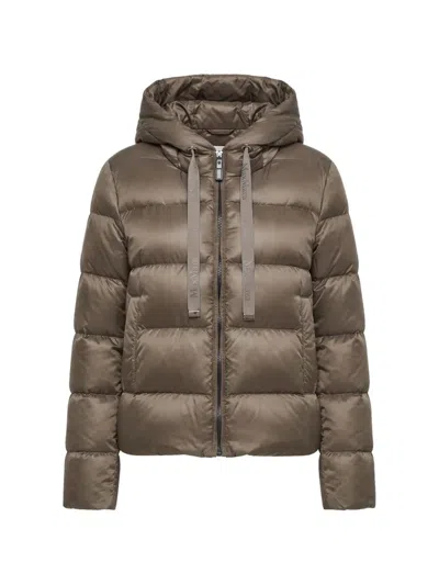MAX MARA QUILTED HOODED JACKET