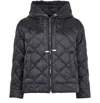 Max Mara The Cube Reversible Quilted Jacket In Black