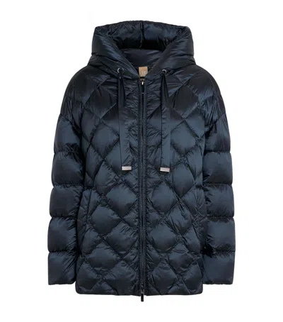 Max Mara Quilted Jacket In Black