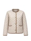 Max Mara Quilted Padded Jacket In Multi