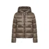 Max Mara Quilted Puffer Down Jacket In Multi