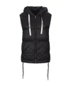 Max Mara Quilted Sleeveless Vest In Black